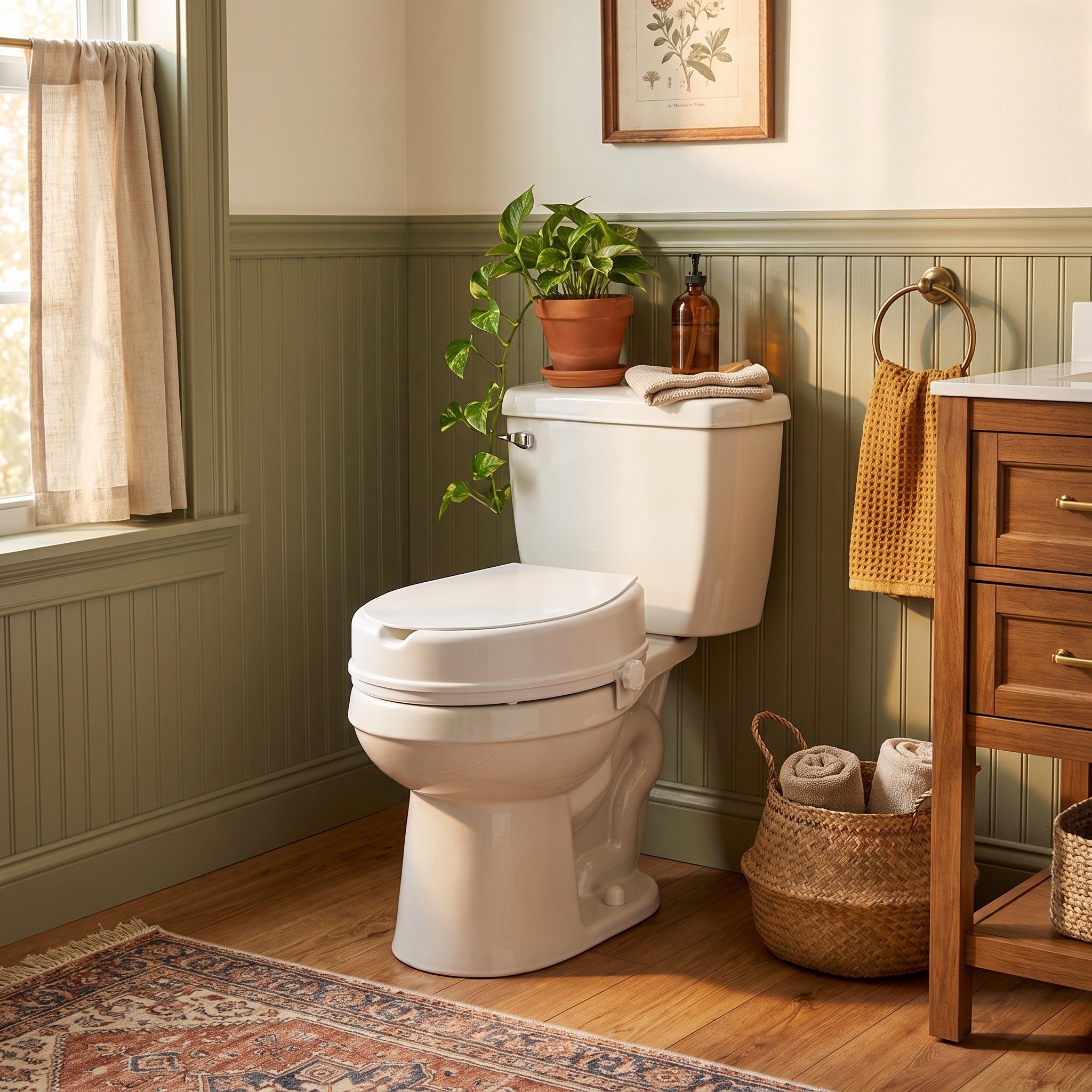 Walt's 4-Inch Raised Toilet Seat